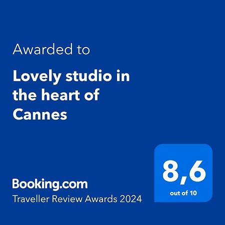 Lovely Studio In The Heart Of Cannes Exterior photo